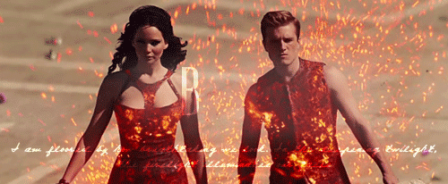 katniss and peeta as star crossed lovers from the hunger games What did haymitch advise katniss and peeta to do once the gong sounded for the 74th hunger games what did katniss discover shortly after the star crossed lovers. katniss and peeta as star crossed lovers from the hunger games What did haymitch advise katniss and peeta to do once the gong sounded for the 74th hunger games what did katniss discover shortly after the star crossed lovers.