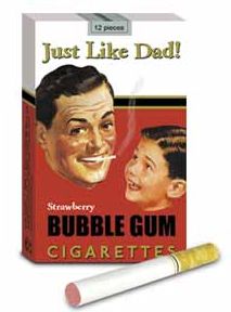 Bubble gum cigarettes... Just like dad! : r/nostalgia