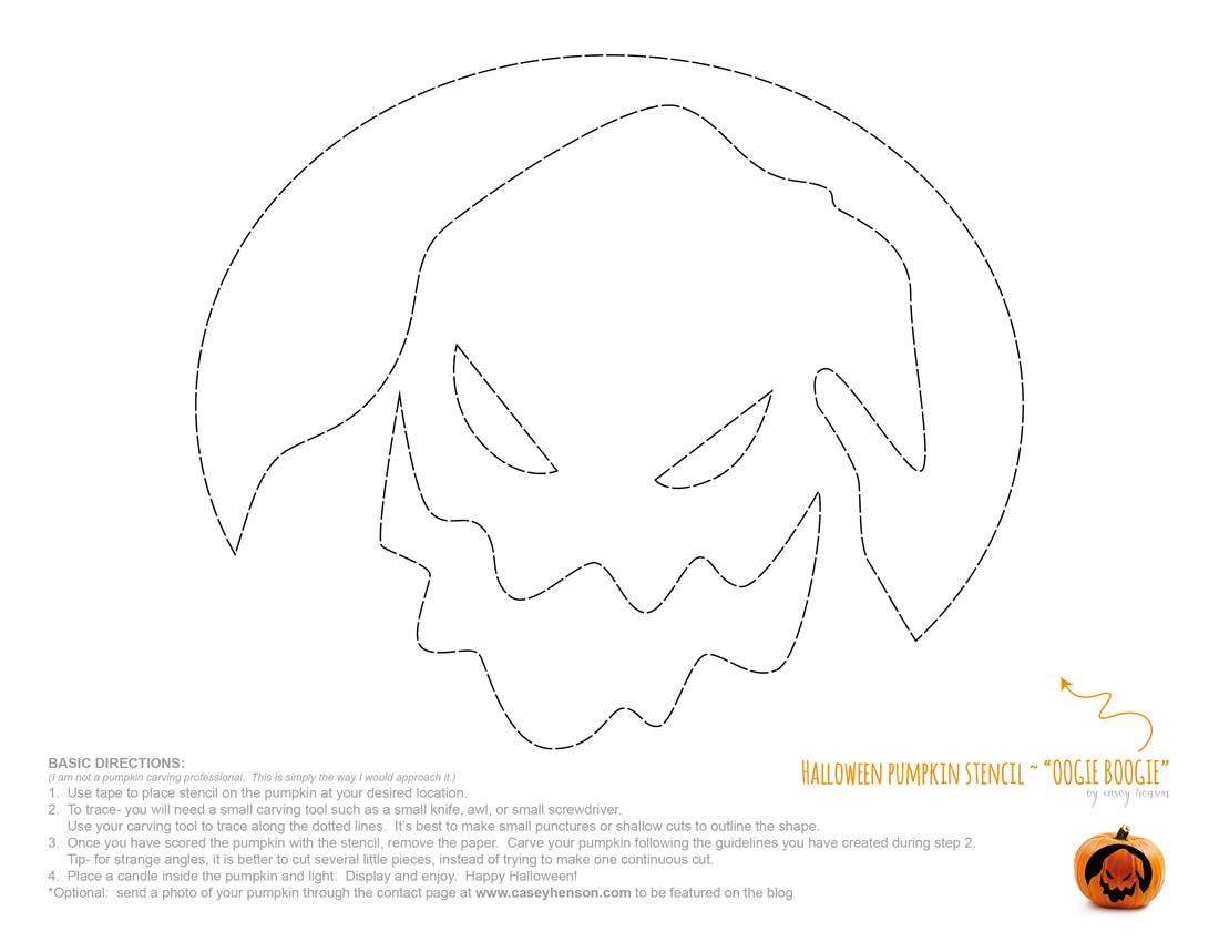 zero pumpkin carving template