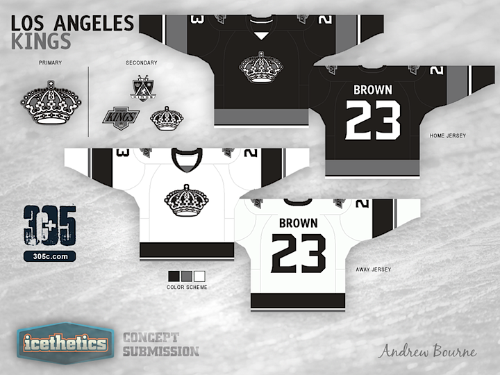 LA Kings uniform concept by TheGreatKtulu on DeviantArt
