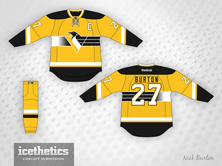 2000-01 Mario Lemieux Pittsburgh Penguins Prototype Alternate Jersey