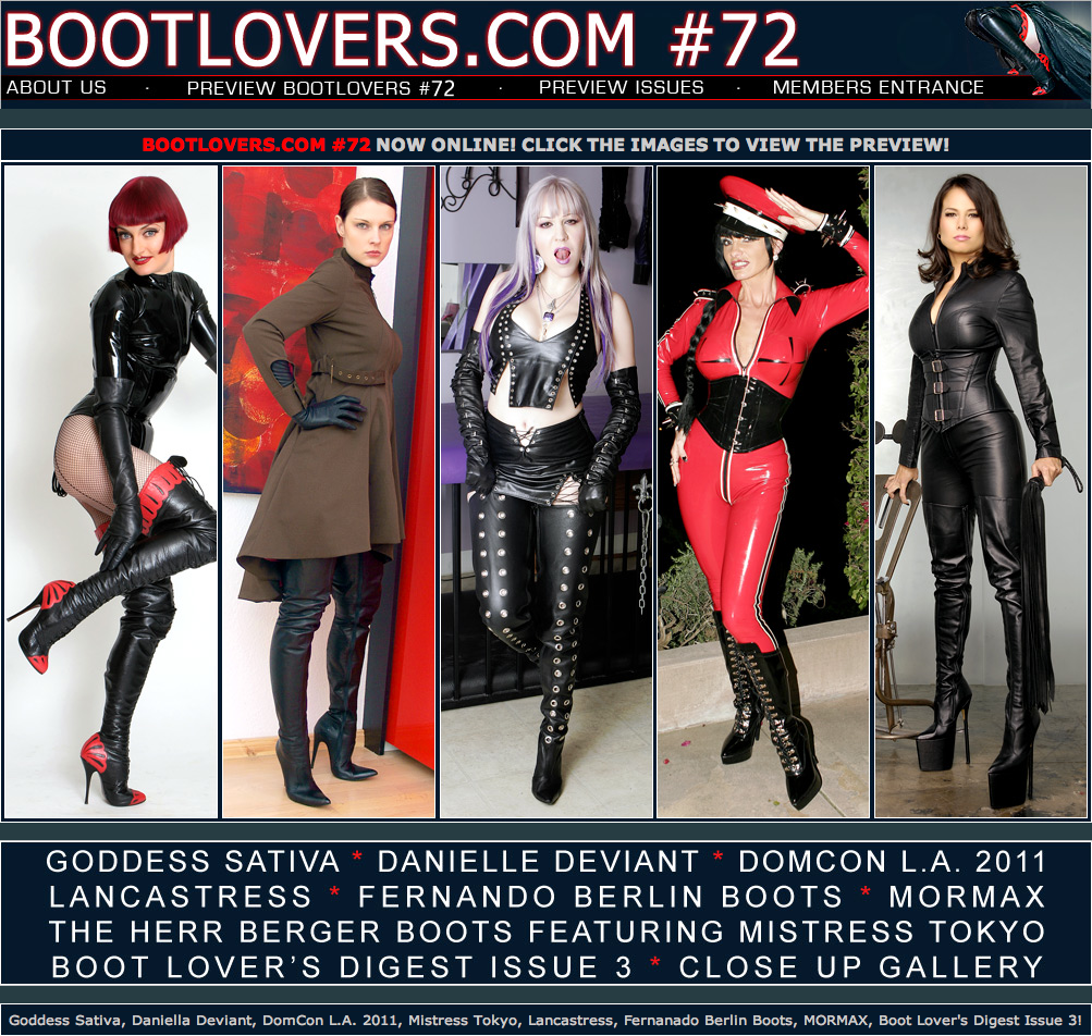 Bootlovers.com #72 is online today! 