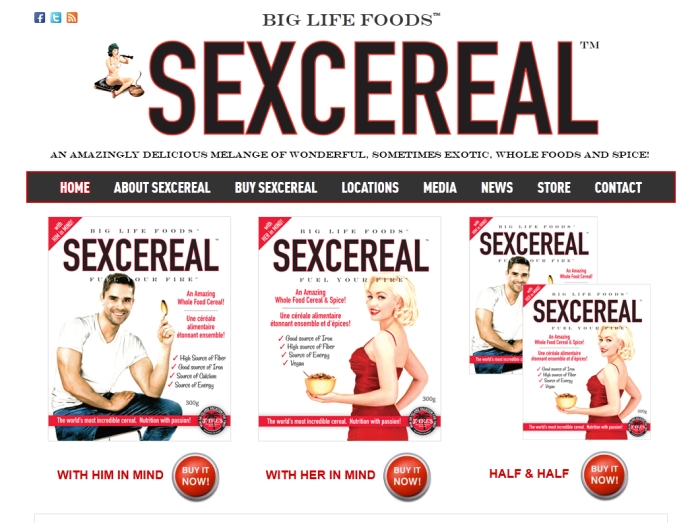 Sexcereal Has Arrived With My Artwork On It! 