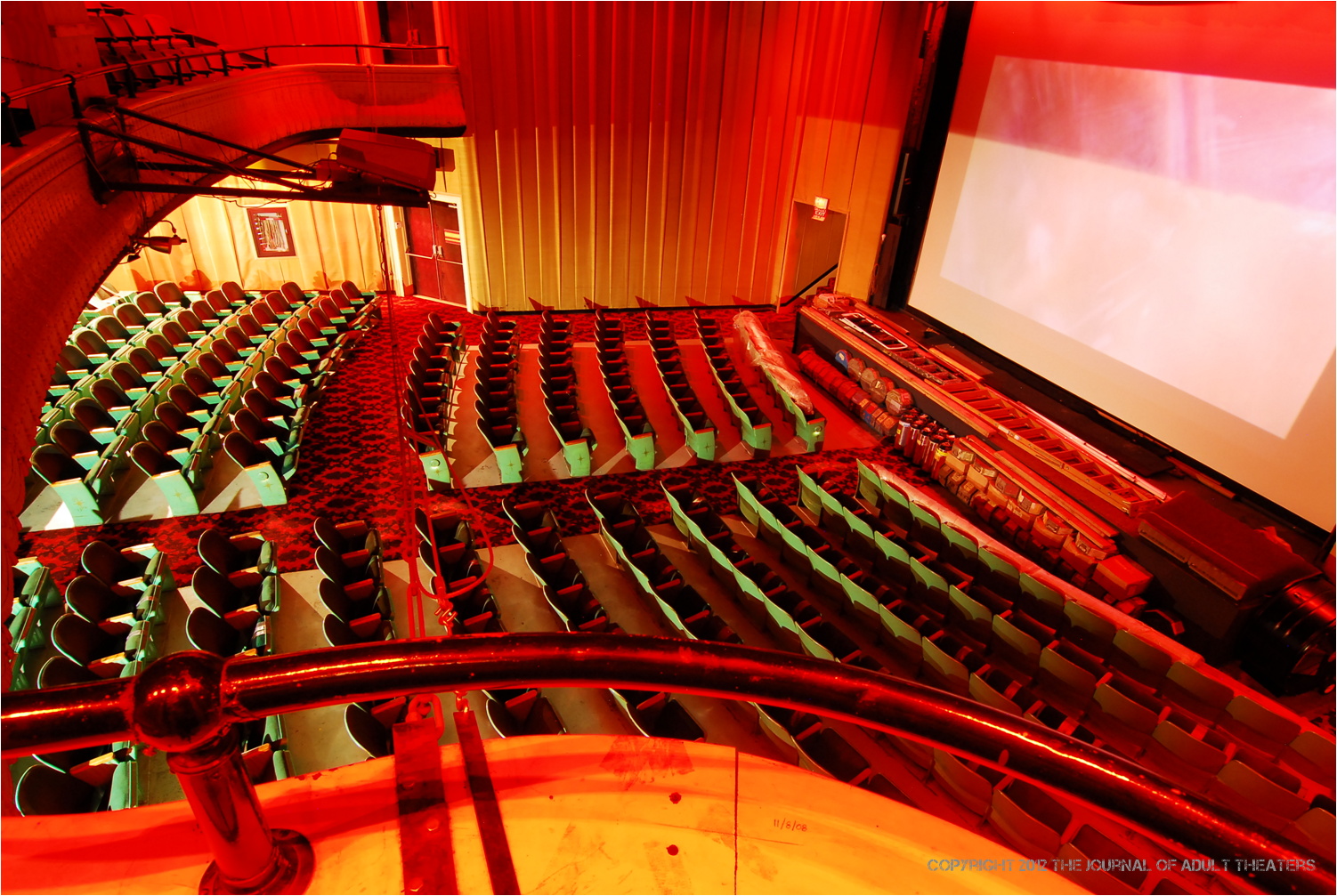 (Hartford, CT): interior of large purpose-built movie theater (refurbished ...