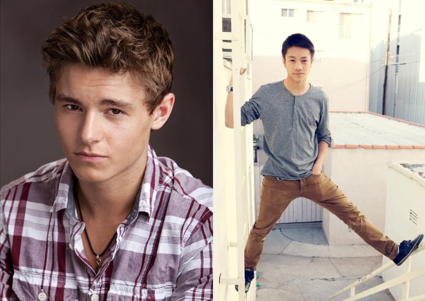 Callan McAuliffe and Brandon Soo Ho.