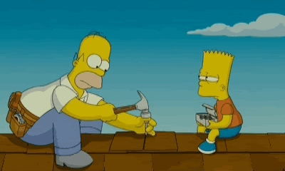 Image result for homer simpson with tool belt