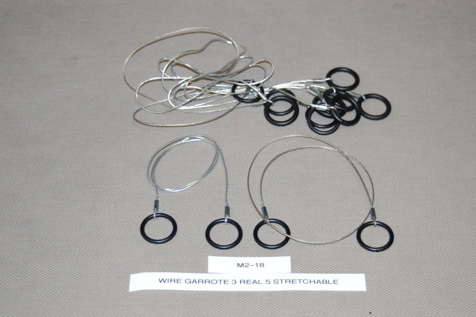 Wire Garrote 3 Real, 5 Stretchable #M2-18. wire garrote 3 real 5 stretchabl...