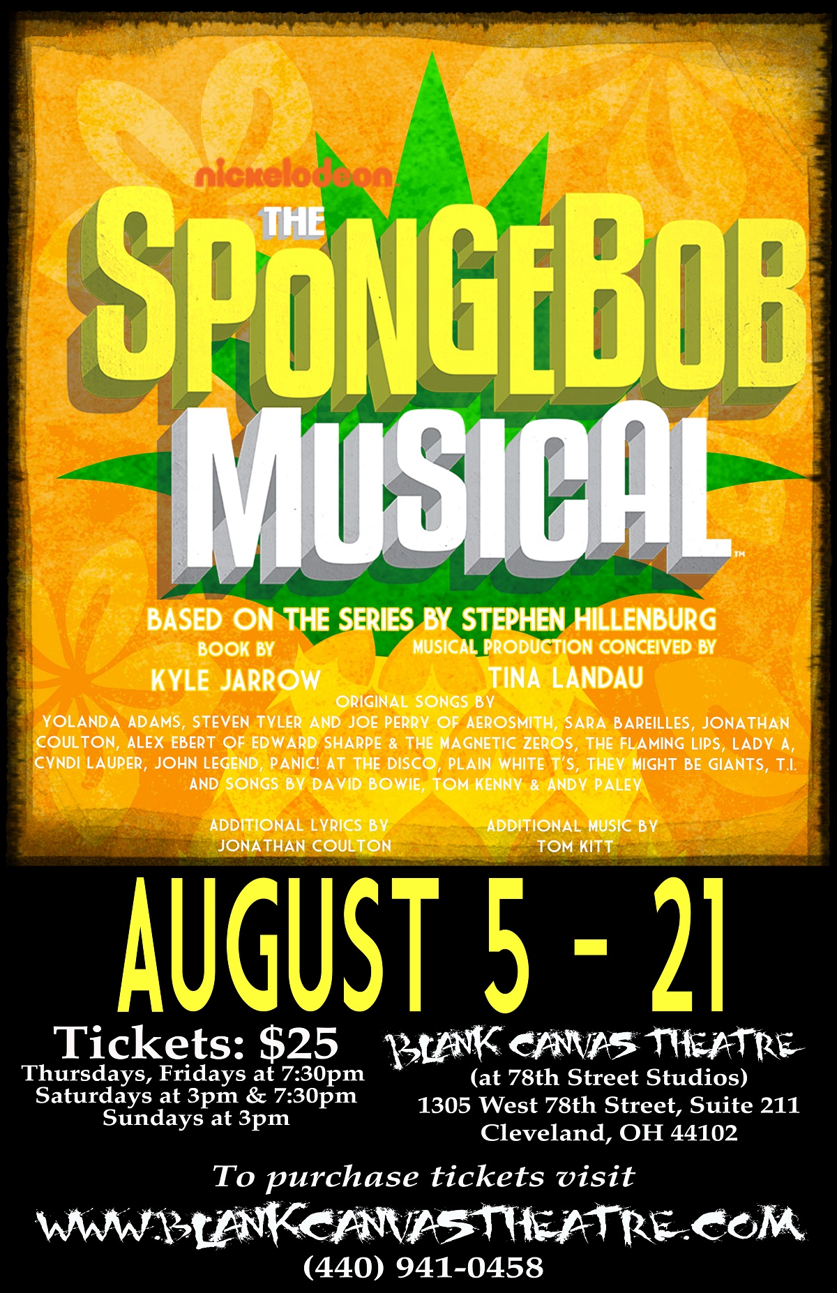 Announcing the Cast of THE SPONGEBOB MUSICAL!