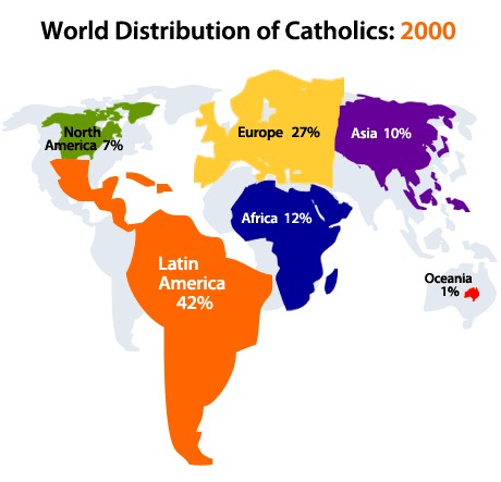 Азия африка и латинская америка. Global distribution в Тбилиси. Catholicism in Latin America book.